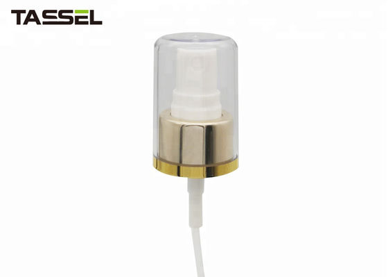 8 Oz Fine Mist Spray Bottles 250ml PE Bottle Shiny Gold Aluminum Sprayer
