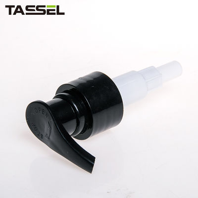 20/410 Black Ribbed Lotion Pump Top Lid 20mm 24mm 28mm