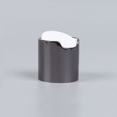 Tassel 24/410 Shiny Grey Aluminium Disc Cap For Shampoo Body Lotion