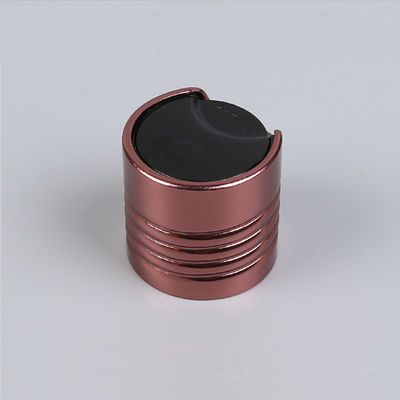 20-410 24-410 Disc Top Caps 20mm Shiny Brown Screw Aluminium