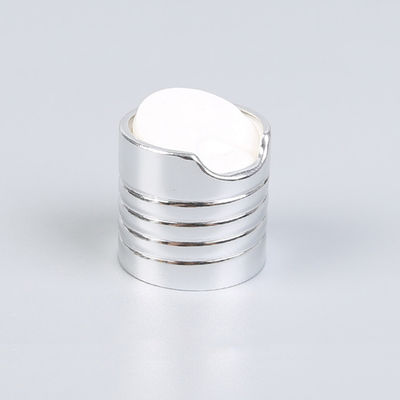 Tassel 24/410 Shiny Silver Aluminium Screw Cap Dispenser Shampoo Bottle Caps