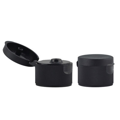 FDA And Reach Certified 24/410 Flip Top Caps Ribbed Closure For Lotion Cream