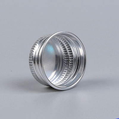Aluminium Shiny Silver Disc Top Caps 20/410 For Food Skin Personal Care
