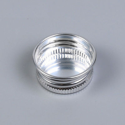 Aluminium Shiny Silver Disc Top Caps 20/410 For Food Skin Personal Care