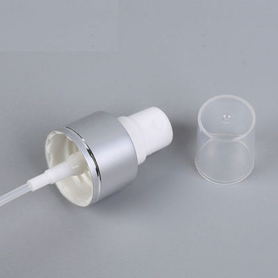 24/410 Silver/Black Fine Mist Sprayer Aluminium Perfume Atomizers Matte Silver