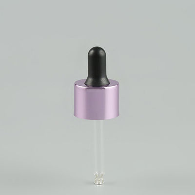 24/410 Aluminium Glass Eye Dropper For Essential Oil Dropper 2 Oz