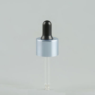 24/410 Aluminium Glass Eye Dropper For Essential Oil Dropper 2 Oz