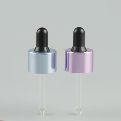 24/410 Aluminium Glass Eye Dropper For Essential Oil Dropper 2 Oz