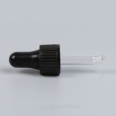 18/410 plastic oil dropper 5ml 3ml Ribbed Closure Silicon Teat Glass Bulb Pipette
