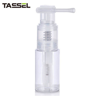 1oz  Glitter Pump Bottle Fine Mist Dry Powder Spray Bottle With Locking Nozzle Clear