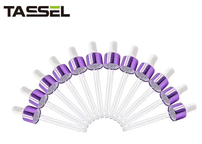 Aluminium Crimpless Essential Oil Eye Dropper 20/410 18/410