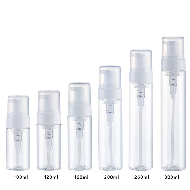 Foam Pump Bottle 100ml 120ml 160ml 260ml 300ml Foam Dispenser Bottle 200ml